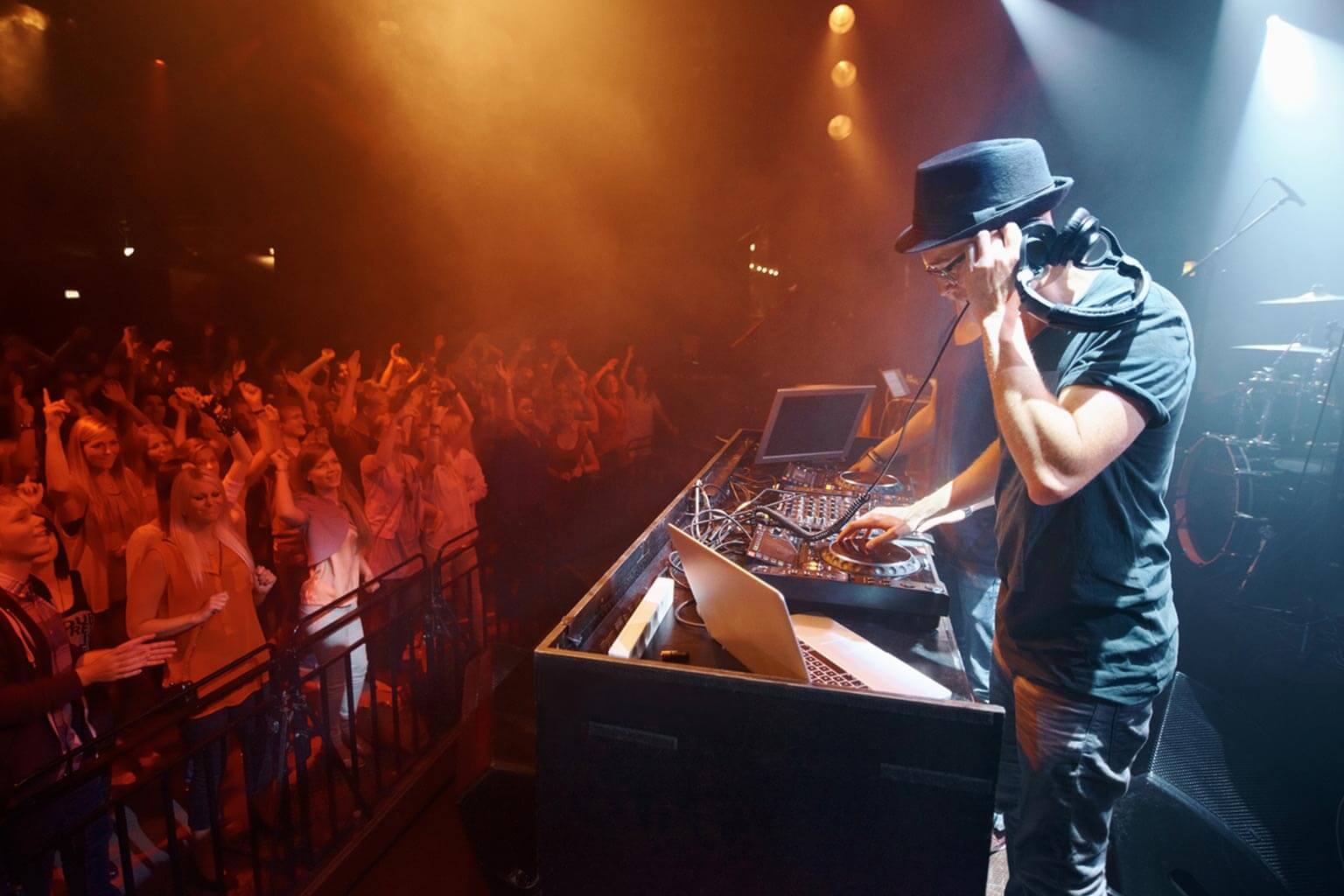 dj on stage dj on stage