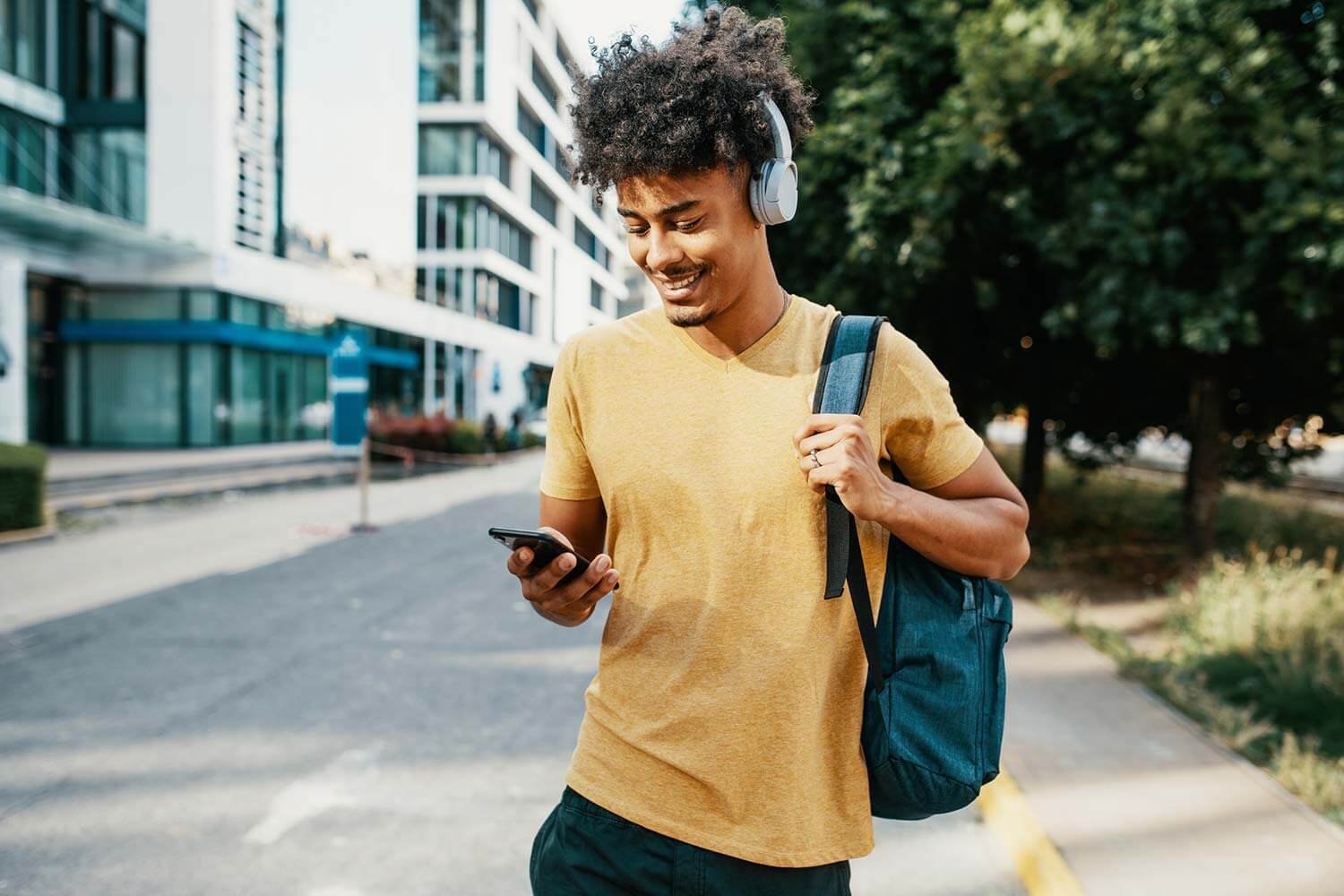 young guy on phone young guy on phone
