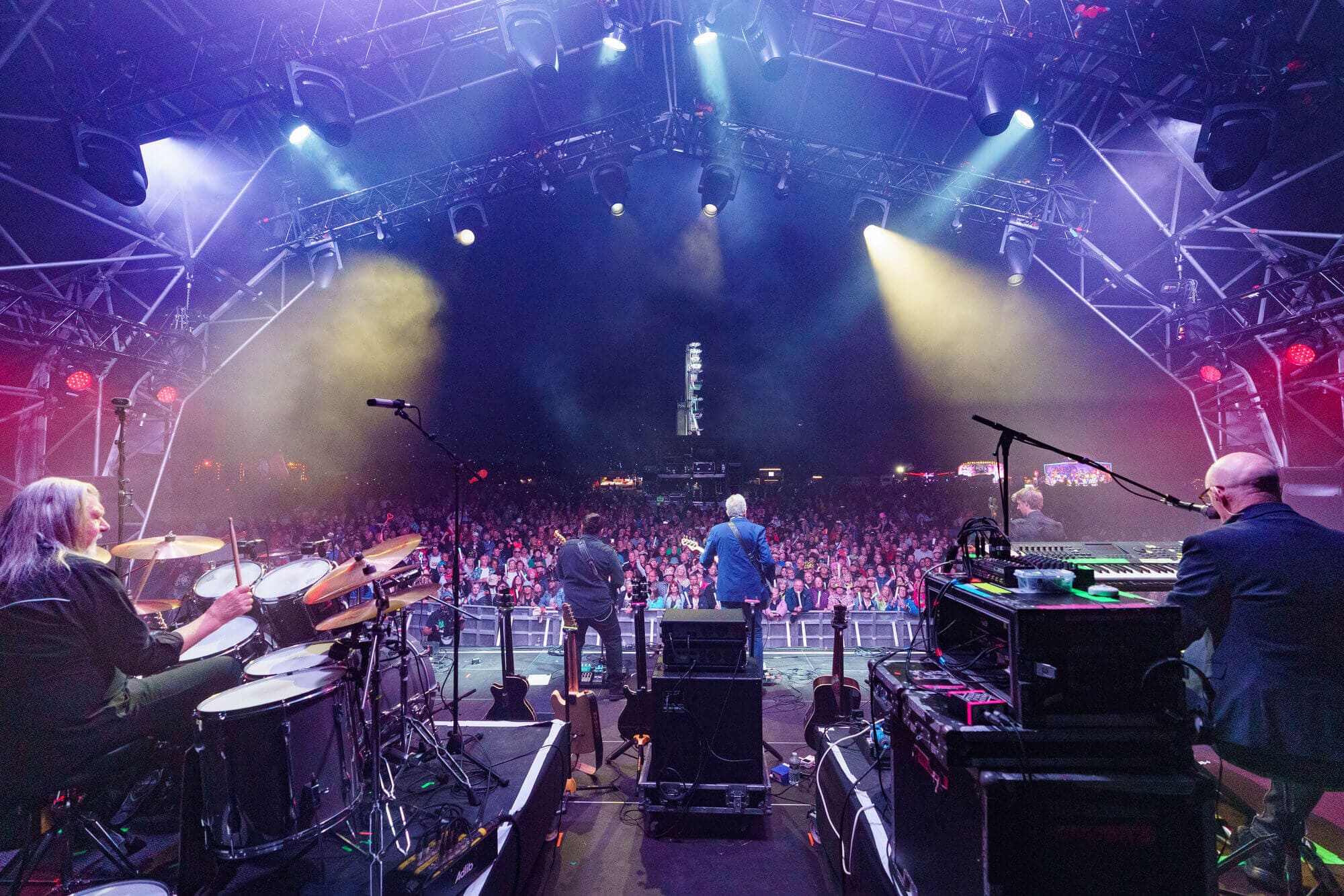 Britfest acts on stage