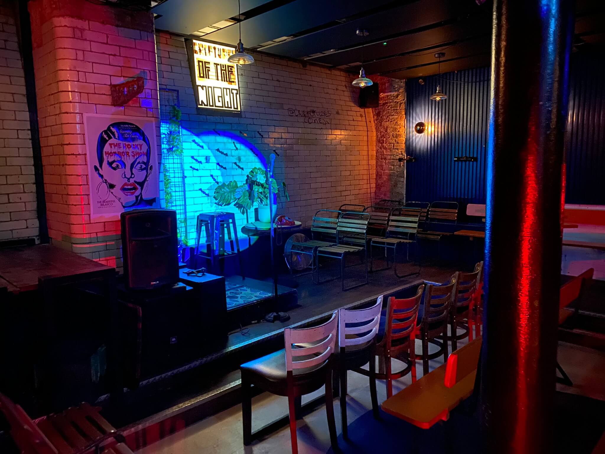 Creatures Comedy stage